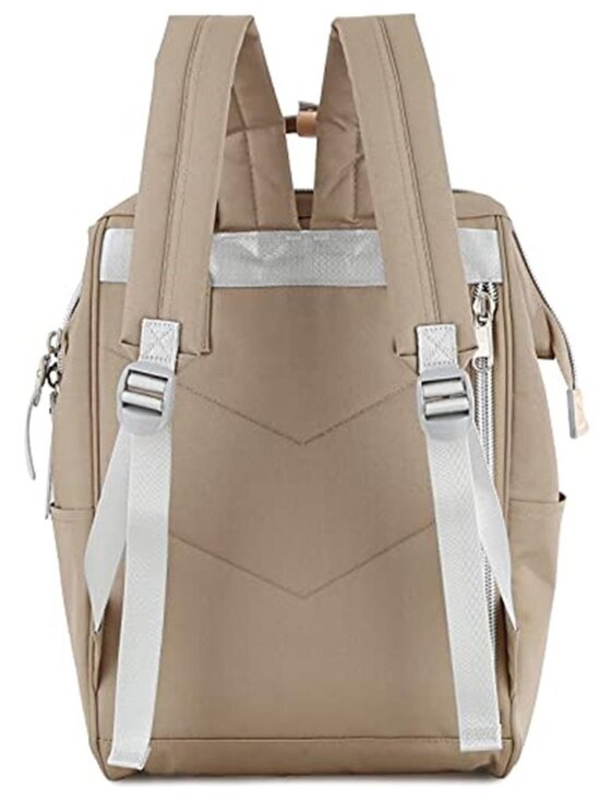 Laptop Backpack for Women Men Travel USB Charging Port Large Business Bag Khaki main image 7